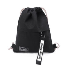 Load image into Gallery viewer, School Gym Canvas Drawstring Bag