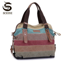 Load image into Gallery viewer, Women Canvas Shoulder Bags
