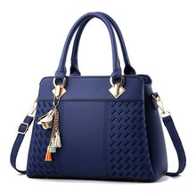 Load image into Gallery viewer, Women Handbags Tassel PU Leather Totes Bag
