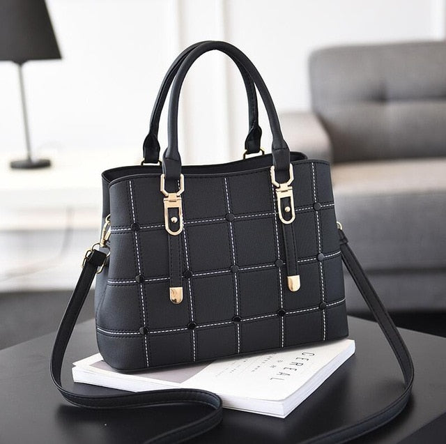 PU Leather Large Capacity Woman Handbag