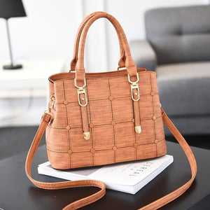 PU Leather Large Capacity Woman Handbag