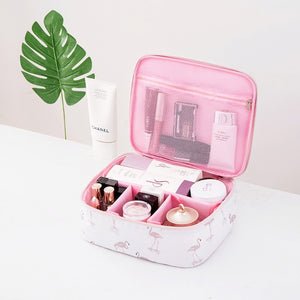 Brand organizer travel fashion lady cosmetics cosmetic bag
