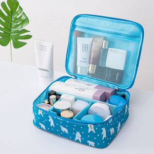 Brand organizer travel fashion lady cosmetics cosmetic bag