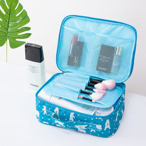 Brand organizer travel fashion lady cosmetics cosmetic bag