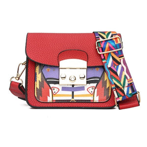 Hard Pu Leather Women Shoulder Bag