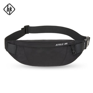 Pack Black Waterproof Money Belt Bag