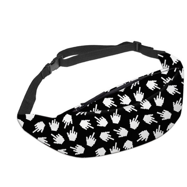 Deanfun 3D Printed Waist bags Green